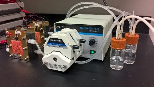 Prototype flow cell test bed